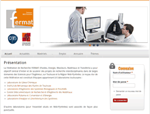 Tablet Screenshot of federation-fermat.fr